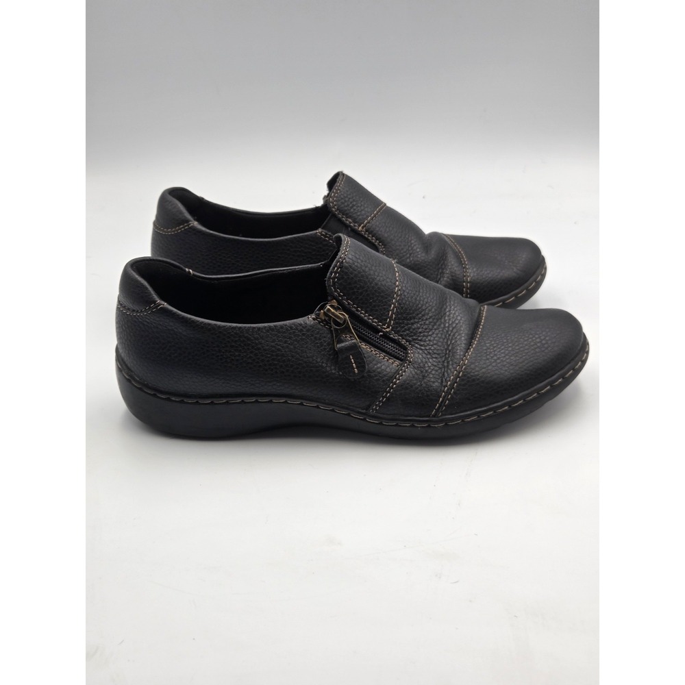 Womens Clark's Cora Harbor Size 8.5M Casual Slip On Shoes Cushion Career Comforf